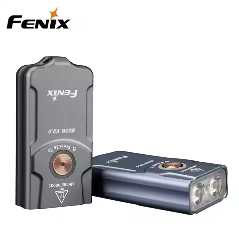 NEW FENIX E03R V2.0 mini Keychain Flashlight 500 lumens Built-in 400mAh Battery USB Type-C charging