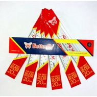 Butterfly Plastic Ruler 20 cm Transparent Ruler