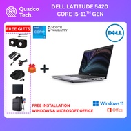 Dell Latitude 5420 - Intel Core i5  Processor 11th Gen Student Premium Laptop - 14" FHD Display - WI
