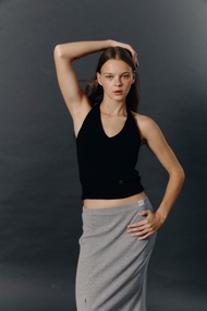 SALE 32% GEMMA เสื้อknitคล้องคอ เส้นด้ายพิเศษด้ายใหญ่ทอสวยมากค่ะ