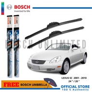 Bosch AEROTWIN Wiper Blade Set for LEXUS SC 2001-2010 (24/20 )