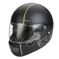 Full Face Motorcycle Helmet Rapide Neo Cafe Racer Flat Black Helmet Riding Motocross Racing Motobike Helmet