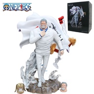 One Piece Action Figure monkey D Garp Statue 3 Heads Height 43CM