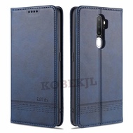folio Case OPPO A9 2020 A5 2020 A92020 Luxury PU Leather Flip Wallet Card Slot Soft Silicone TPU Pho