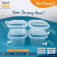 Thinwall Square Mini 120ml dan 150ml + Tutup /cup dessert / thinwall kotak 120ml dan 150ml