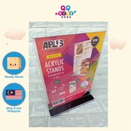 Aplus A4 Acrylic Stand Acrylic Display Qr Code Stand