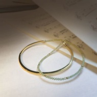 橄欖石手鍊手環/雙鍊 天然寶石 316醫療鋼 不鏽鋼 抗敏鋼