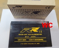 แบตเตอรี่แห้ง 12V 7.5Ah MP7.5A-12V BATTERY ยี่ห้อ RR