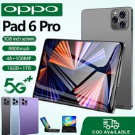 【รับประกัน 1 ปี】2023ใหม่ OPP0 Pad6 Pro 10.8นิ้ว แท็บเล็ต RAM16GB ROM512GB Tablet 4K Full HD รองรับ2ซิมการ์ด 4G/5G แท็บเล็ตราคาถูก 12-Core แท็บเล็ตถูกๆ Tablet Android 12.0 แท็บเล็ตมือหนึงแท้2023 แท็บเล็ตสำหรับเล่นเกม ส่งฟรี แทบเล็ทราคาถูก แท็บเล็ต ราคาถูก