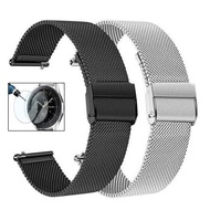 20mm Milanese Stainless Steel Watchband Bracele for Samsung Galaxy Watch Active 42mm Gear S2 Classic Gear Sport Band Wrist Strap
