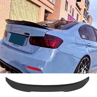 Black Spoiler for BMW F30 Carbon Paint Ducktail Wing 3 Series Sedan 2013-2018 Year Type PSM Rear Tru