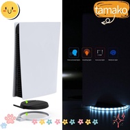TAMAKO Console LED Stand, Universal Atmosphere Lamp  Light Base, Accessories Gaming Bracket Vertical Base for PS5/Playstation 5