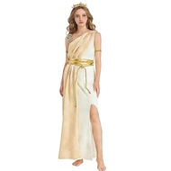 Greece Medieval Skirt Halloween Costume Dress Ancient Cleopatra Athena Show Costume