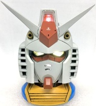 Bandai EXCEED MODEL GUNDAM HEAD 1 高達頭像 RX-78 專業上色完成品 (全隻噴槍上色~滲線~上灰~陰影~水貼) 加LED燈