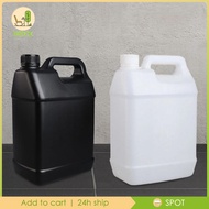 [Ihoce] 1 Gallon (3.8 Liter) Plastic Can, Cooking Oil Container, Empty, Portable, Storage Container 