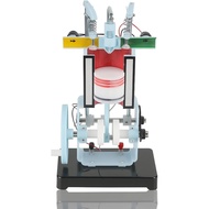 Oumefar 4 Stroke Internal Combustion Engine Model Engine Model Four-Stroke Single-Cylinder Engine Mo