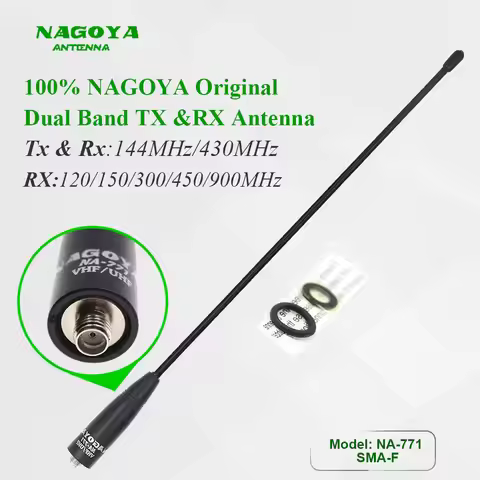 Original NAGOYA Antenna NA-771 SMA-Female fit for Two Way Radio UV-5R UV-82 TH-UV8000D UV-25D NOTE D