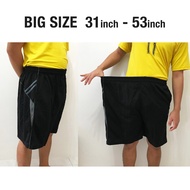 PLUS Size KAIN TEBAL Men Cotton Short Pants Sport Pants