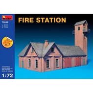 MiniArt Fire station NO.72032 Scale 1/72 House Needs Adhesion+Coloring