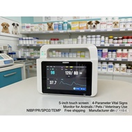 Portable Animal Life Sign Monitor Pet Hospital Multi-Parameter Monitor Veterinary Animal Monitor NIB