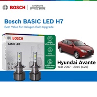 BOSCH BASIC LED H7 Halogen Headlight Retrofit Bulb for Hyundai Avante (X20) Year 2007 - 2010