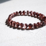 通透 多礦物 紅超七 金草莓 水晶 手鏈