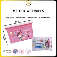 My Melody Baby Wet Wipes Children Wet Tissue Kill Bacteria 1 Pack/Box Tisu Basah 湿纸巾