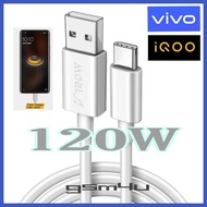 (120W) VIVO iQOO Z9 11 X90 X80 X70 X60 X50 Y27 V29 V27 V25 V23 66W TypeC USB Cable Support Flash Cha