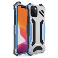 R-just dam Luxury Metal Armor Case For Iphone 13 12 11 Pro Max Protect Cover For Iphone X Xr Xs Max Hard Shockproof Coque