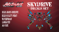 Skydrive Samurai Decals Set (Cyan)