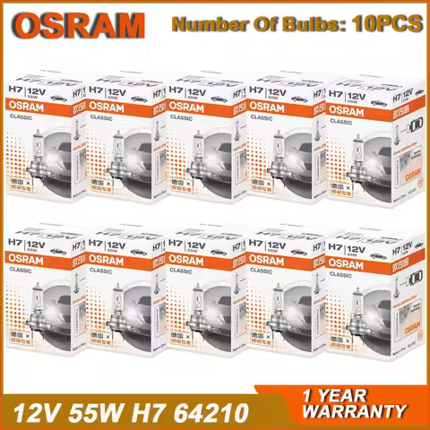 OSRAM Original H7 64210 PX26d Standard Hi/lo Beam Car Lamp 12V 55W 3200K 1500lm Car Headlight Haloge