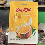 COMBO 15 PACKAGES OF COCONUT JELLY DRINKING FRUIT ZAI ZAI DUC MANGO ALMOND (package 180gr)