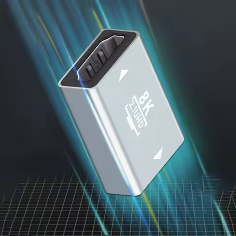 60HZ 8K Extender for TV Box HDTV UV00I HDMI-Compatible 2.1 Female To Female Adapters Video Cable Int