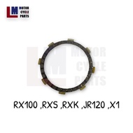 แผ่นครัช YAMAHA RX 100 RX S RX K JR 120 X1 ราคาชุดละ 5 แผ่น แผ่นคลัตช์