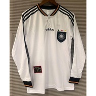 1996 Germany Home Retro Soccer Jersey Football Vintage Sports Jersey Long Sleeve