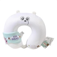 MINISO We Bare Bears Collection Neck Pillow with Sleep Mask