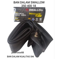 MOTORCYCLE INNER TYRE Ring 350 400 SIZE 18 SWALLOW SNI QUALITY