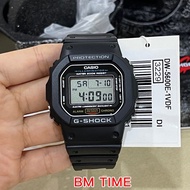 NEW ORIGINAL CASIO G-SHOCK BASIC MODEL DW-5600E-1 BLACK JAM PETAK GSHOCK LELAKI/UNISEX