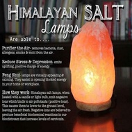 Pink Himalayan Original Crystal Salt Lamp Full Set (3 to 4 Kg) ( Import From Pakistan ) Ready Stock ( kl )