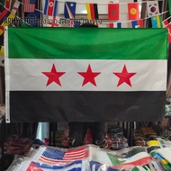 โปรส่งฟรี!!> ธงชาติ ซีเรีย  Syria Flag พร้อมส่งร้านคนไทย ออกบิลเงินสดได้