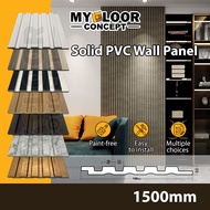 Walltec 150cm Solid Wall Panels PVC Dinding Deco Wood Type-A Wainscoting DIY Ceiling Living Room Bedroom Anti Termite