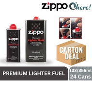 Zippo Premium Lighter Fluid 133/355 ml, 24 Cans (Carton Deal)