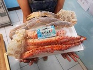 【禧福水產】雙蟹腳組合/北海道鱈場蟹/智利帝王蟹◇$特價4799元/2kg±5◇居酒屋燒烤日本料理熱炒批發