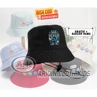 Children's bucket hat six seven 67 kid scp unisex children's hat for girls and boys