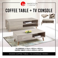 [LOCAL SELLER] W005 4.5ft TV Console / TV Cabinet + Coffee Table