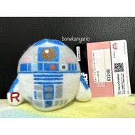 Star Wars R2-D2 Milky Boa Plush Doll Original Japan Darth Vader Grogu R2D2 Furyu Disney Keychain