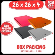 Box 26x26x4 LD Cardboard 26x26x4 LD Pizza Box 26x26x4 LD Packing Box hampers Zigma Pack
