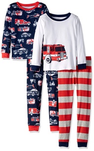 Carter's Boys' 4 Pc Cotton 361g126, Print, 4 Kids