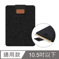 【Timo】Apple iPad / 三星平板 10.5吋 輕薄收納包 筆電內袋(27.3x20.4x0.5 cm)-黑色