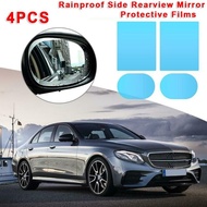 4PCS Transparent Car Rearview Mirror Film Anti Fog Window Clear Rainproof Rear View Mirror Sticker